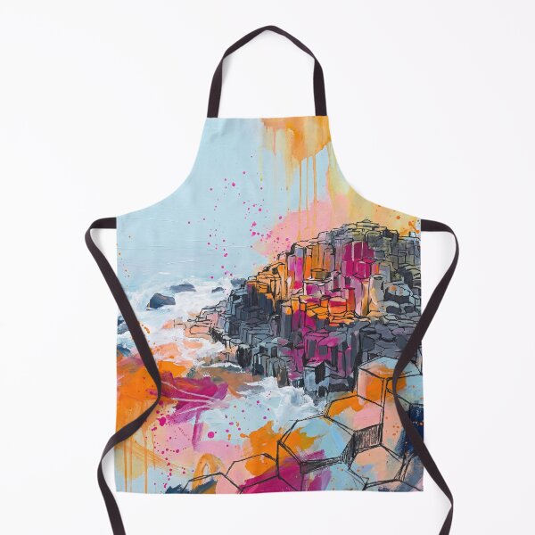 Item preview, Abstract Colourful Giant’s Causeway Painting – Northern Ireland Art Print designed and sold by Printpix.