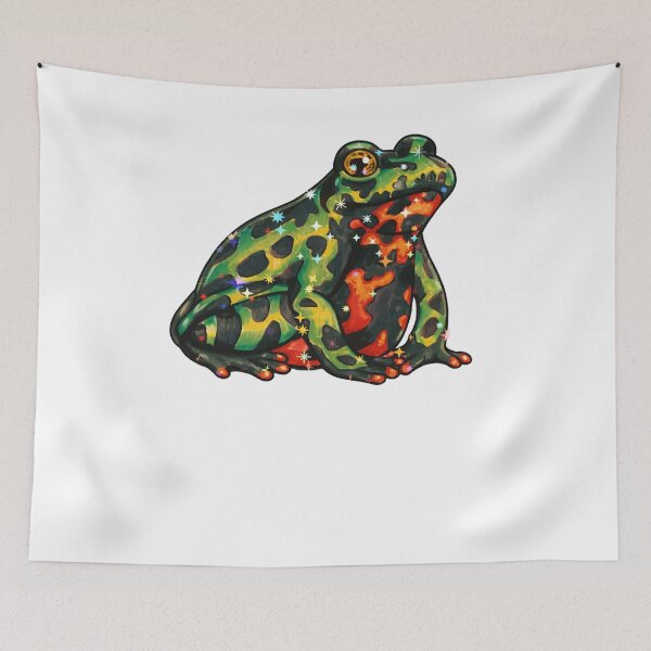 Item preview, Colorful Psychedelic Frog designed and sold by krystalRomanart.