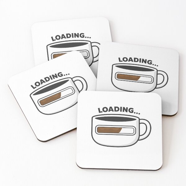 Item preview, Coffee Loading Funny Morning Coffee Lover Humor Design designed and sold by ZYNORAworld.