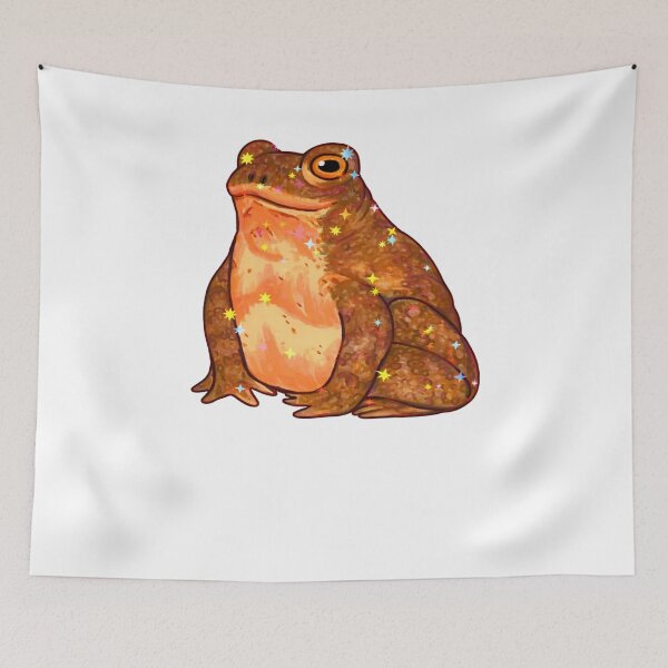 Item preview, Colorful Psychedelic Frog designed and sold by krystalRomanart.