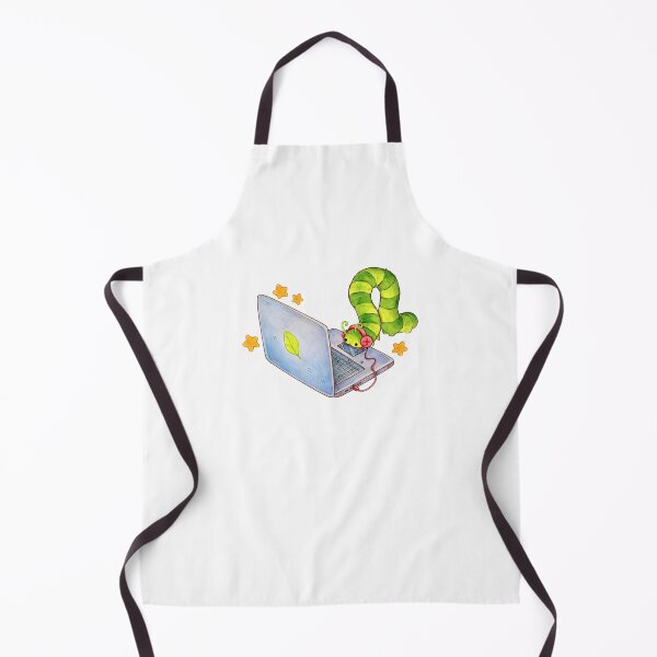 Item preview, Caterpillar Using Laptop designed and sold by krystalRomanart.