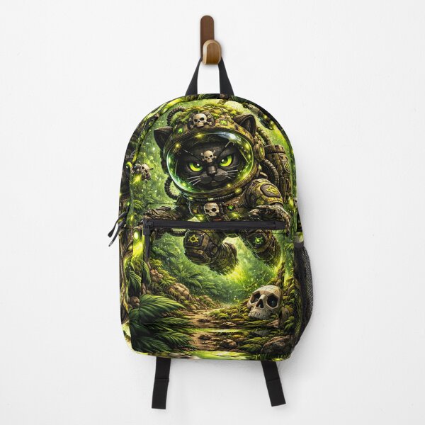 Item preview, “Neon Jungle Guardian Cat” designed and sold by FontheadArt.