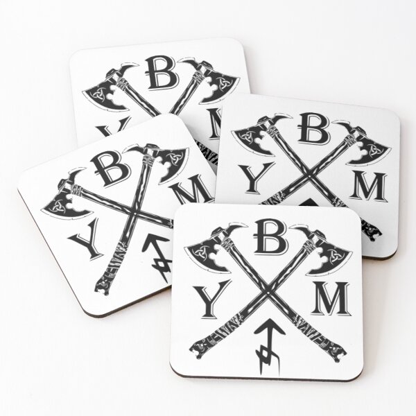 Item preview, BYM Warrior Bindrune Official Logo (Black) designed and sold by BreachYourMind.