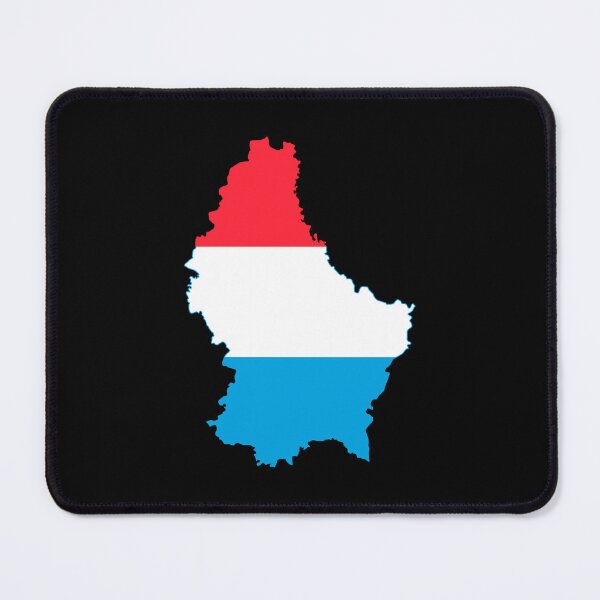 Item preview, Flag Map of Luxembourg designed and sold by DreamBrushy.
