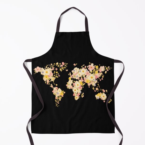 Item preview, Botanical World map designed and sold by Sarcastic designs.