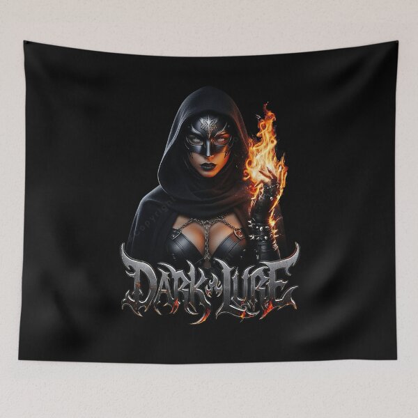 Item preview, Dark Lure Gothic Woman Hooded Fire Art Design designed and sold by DeimosArtIntl.