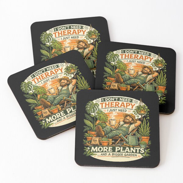 Item preview, I Don't Need Therapy I Just Need More Plants Retro designed and sold by VeroChaos.