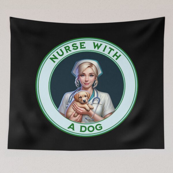 Item preview, Nurse with dog designed and sold by ReneMM.