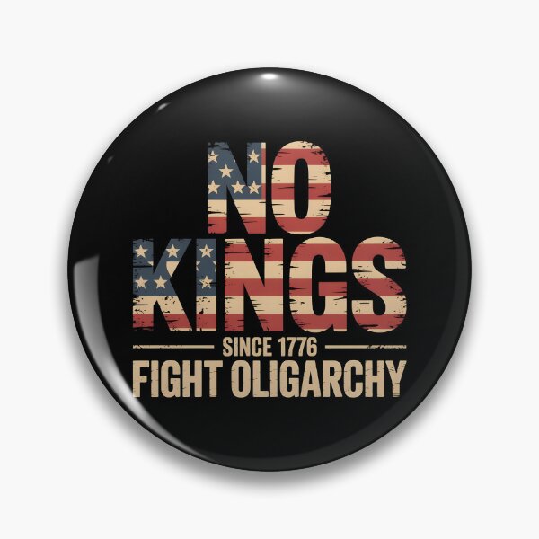 Item preview, No Kings Fight Oligarchy designed and sold by Lina Caro.