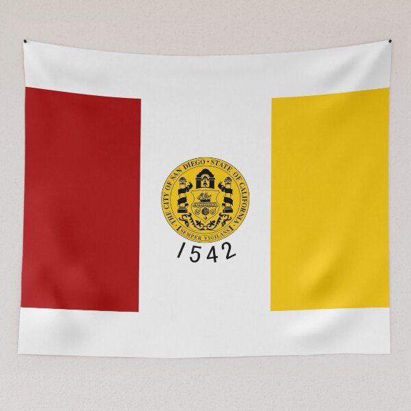 Item preview, San Diego Flag - California Birthplace & Pacific Coast Pride designed and sold by NTGUILTY.