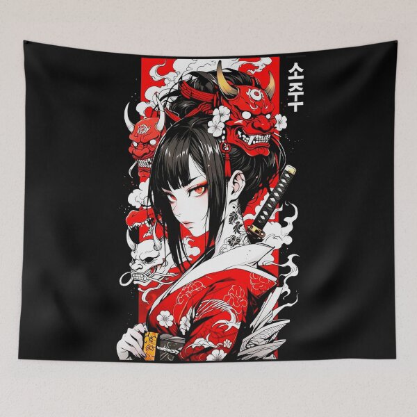 Item preview, Samurai Aesthetic Geisha   designed and sold by ShurikenStar.