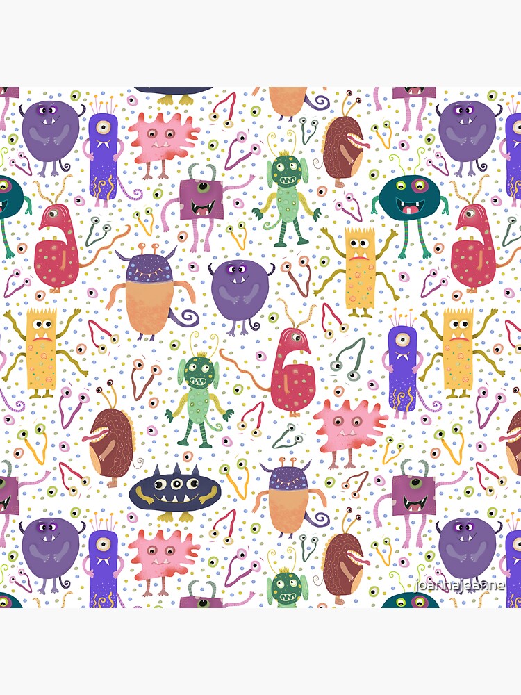 Colorful Friendly Monsters by joannajeanne