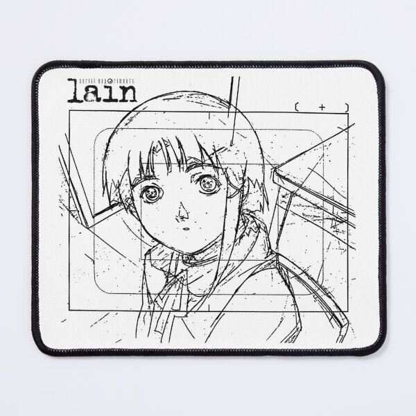 Item preview, Lain Iwakura Sketch 002 - Black on White designed and sold by R-A Designs.
