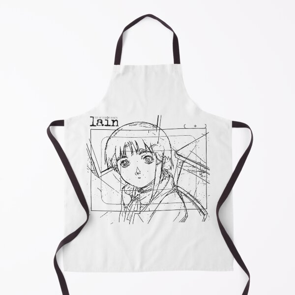 Item preview, Lain Iwakura Sketch 002 - Black on White designed and sold by R-A Designs.