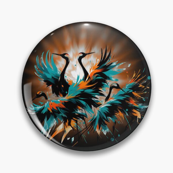 Item preview, Dancing Birds Abstract Art designed and sold by Szpaku desart .