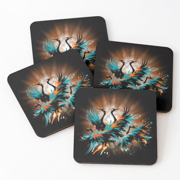 Item preview, Dancing Birds Abstract Art designed and sold by Szpaku desart .