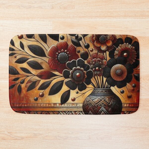 Item preview, Flowers, Tribal Art Style  designed and sold by Shs-Kenya.