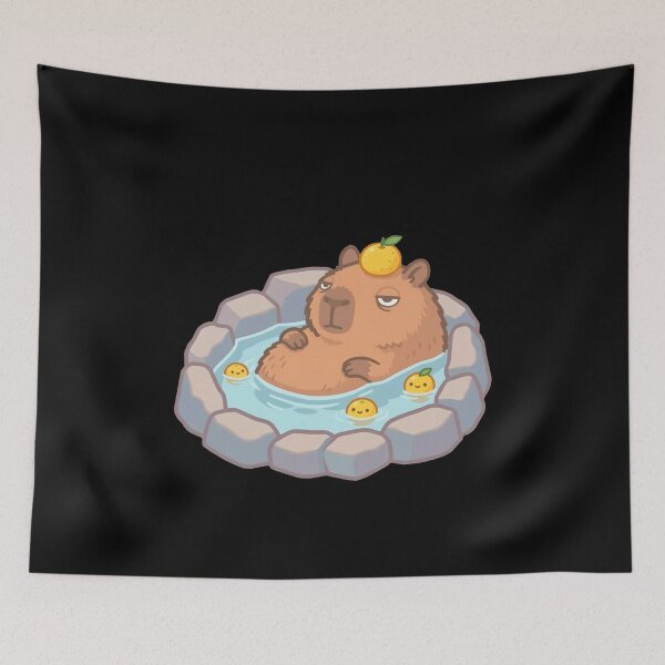 Item preview, Capybara Burnout III designed and sold by DreamBrushy.