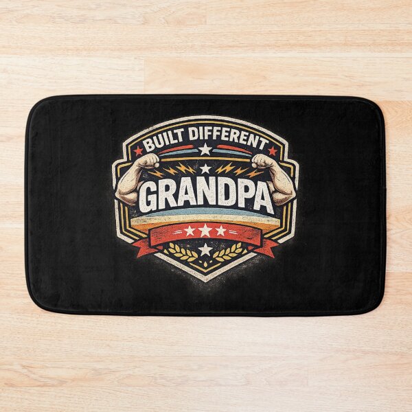 Item preview, Built Different Grandpa Shirt – Funny Cool Grandpa Gift Tee, Strong Grandpa Humor, Father’s Day Grandpa Shirt designed and sold by TKOprintdesigns.