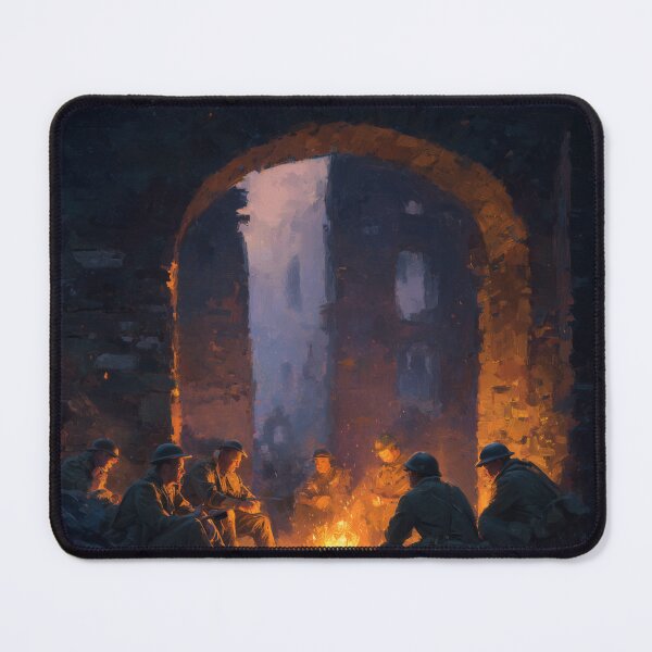 Item preview, Soldiers Resting Before Dawn designed and sold by Rtymer.
