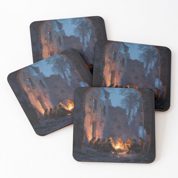 Item preview, Soldiers Resting Before Dawn designed and sold by Rtymer.