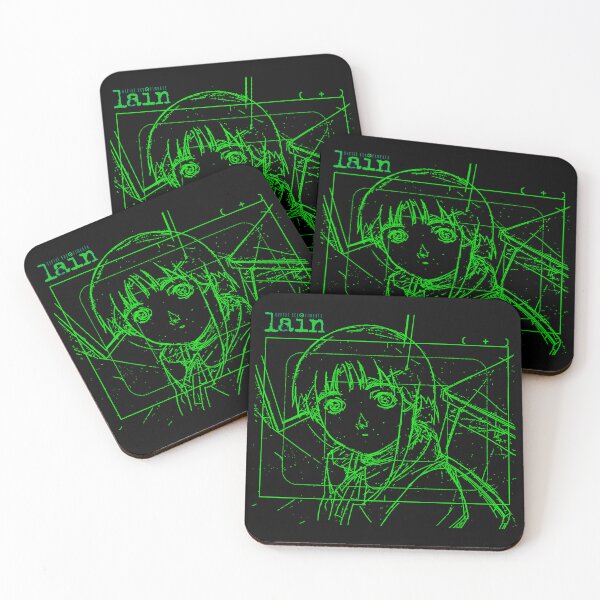 Item preview, Lain Iwakura Sketch 002 - Neon green designed and sold by R-A Designs.