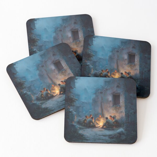 Item preview, Soldiers Resting Before Dawn designed and sold by Rtymer.