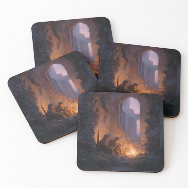 Item preview, Soldiers Resting Before Dawn designed and sold by Rtymer.
