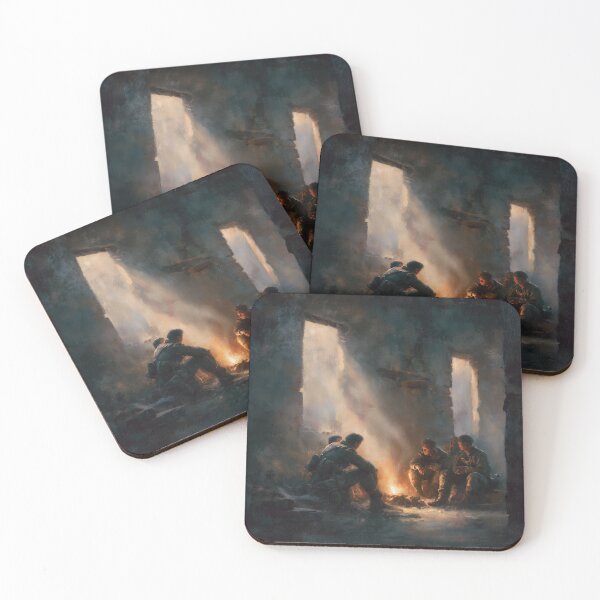 Item preview, Soldiers Resting Before Dawn designed and sold by Rtymer.