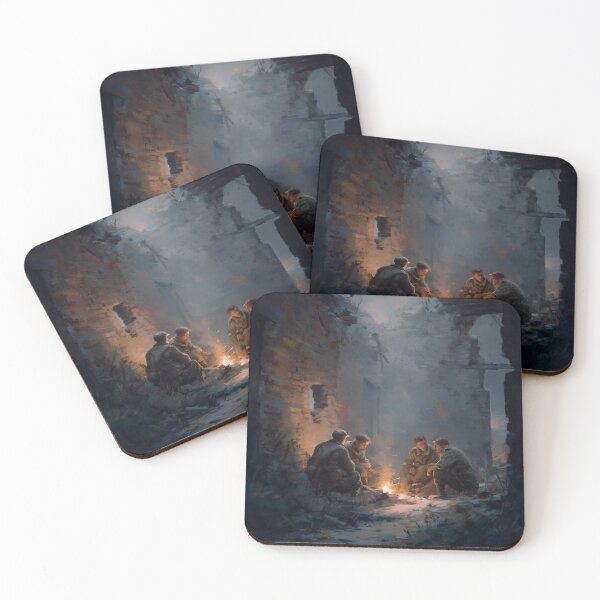 Item preview, Soldiers Resting Before Dawn designed and sold by Rtymer.
