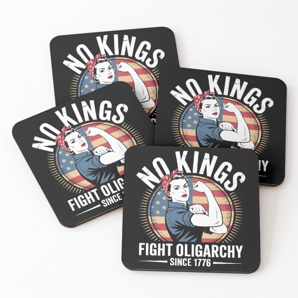 Item preview, No Kings Fight Oligarchy designed and sold by Lina Caro.