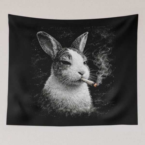 Item preview, Funny Easter Bunny Smoking Vintage, Cool Easter Day Vintage Street Style  designed and sold by will freed18.