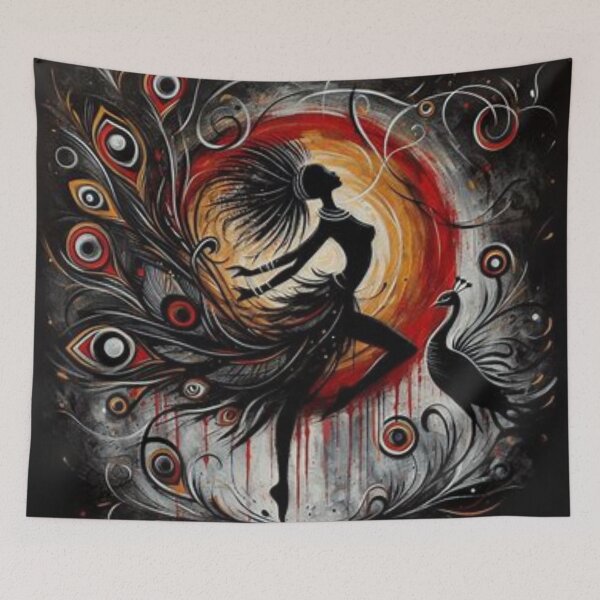 Item preview, The Peacock, Tribal Art Style  designed and sold by Shs-Kenya.