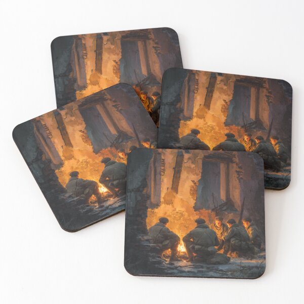 Item preview, Soldiers Resting Before Dawn designed and sold by Rtymer.