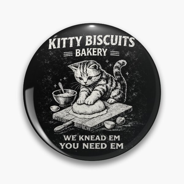 Item preview, Cat Biscuit Funny Bakery Cat Kneady Paws Biscuit Company, Cute Kitty Baking  designed and sold by will freed18.