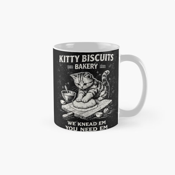 Item preview, Cat Biscuit Funny Bakery Cat Kneady Paws Biscuit Company, Cute Kitty Baking  designed and sold by will freed18.