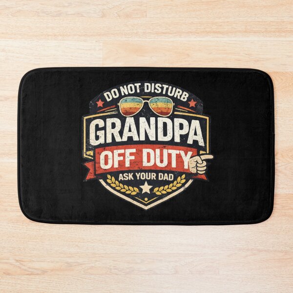 Item preview, Grandpa Off Duty Shirt – Funny Grandpa Tee, Do Not Disturb Grandpa, Cool Grandpa Humor Gift designed and sold by TKOprintdesigns.