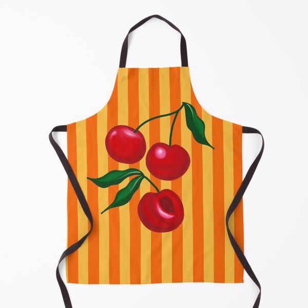 Item preview, Retro Cherry Pattern Orange Aesthetic designed and sold by joleyjl.