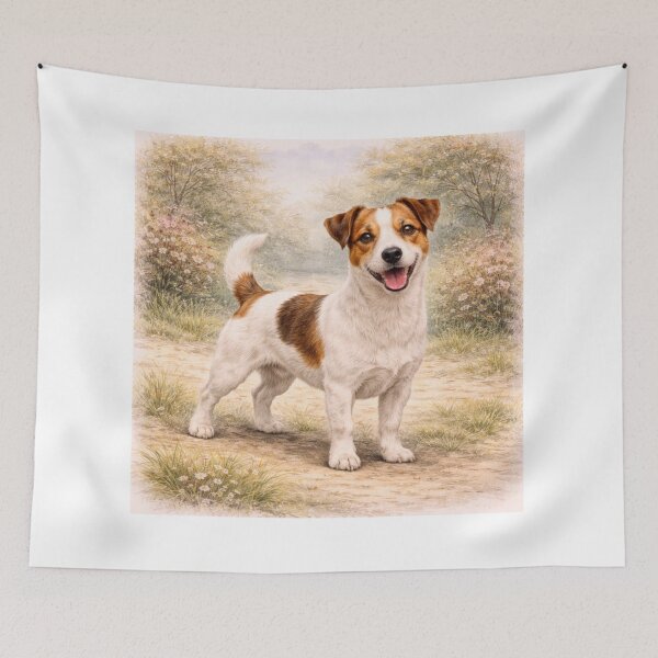 Item preview, Vintage Jack Russell designed and sold by Blackberry Hill Design Co..