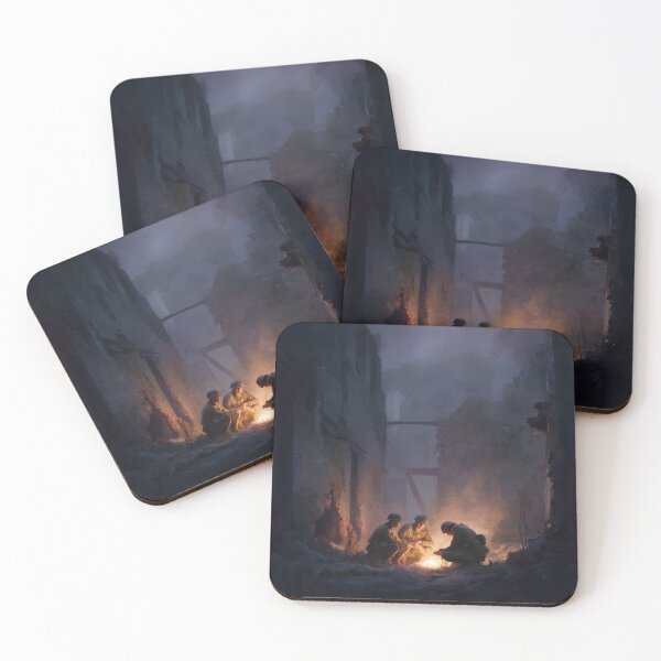 Item preview, Soldiers Resting Before Dawn designed and sold by Rtymer.