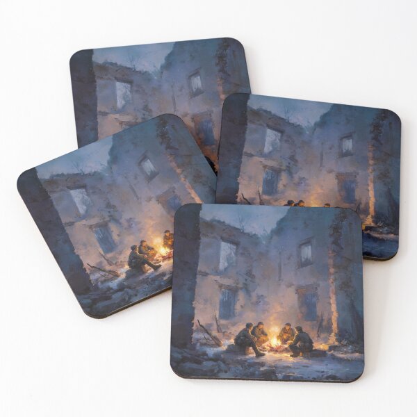 Item preview, Soldiers Resting Before Dawn designed and sold by Rtymer.