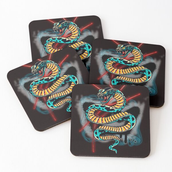 Item preview, Oldschool Tattoo Snake Graffiti Neon LED Design designed and sold by HIGHSQUARE.