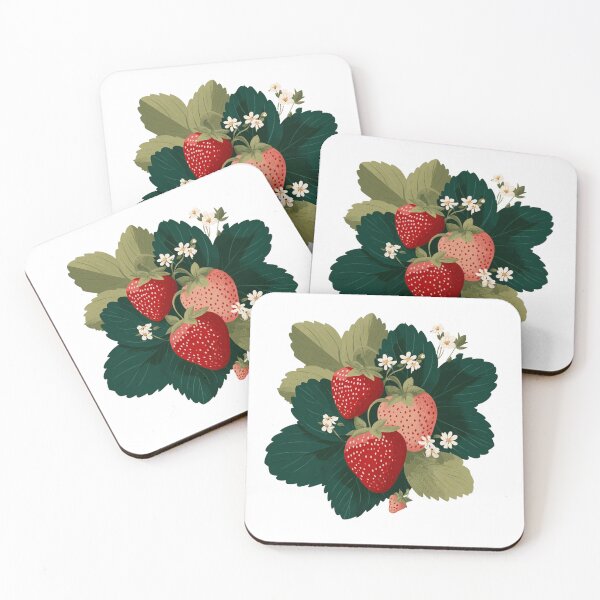 Aperçu de l'œuvre De jolies fraises en fleurs créée et vendue par MendaciousMina.