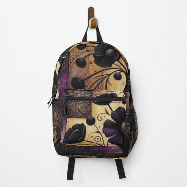 Item preview, Flowers in Purple Gold, Tribal Art Style designed and sold by Shs-Kenya.