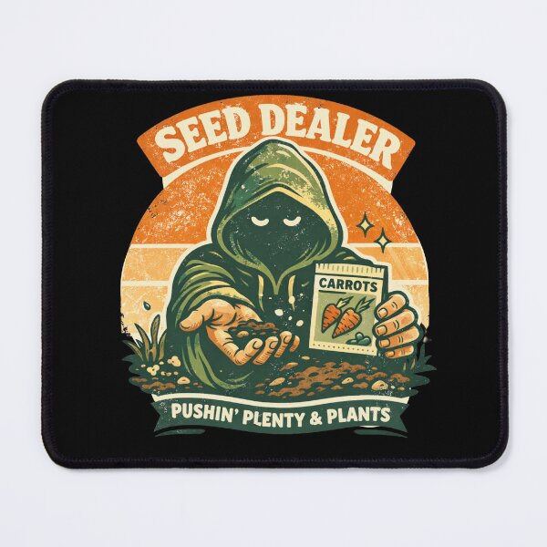 Item preview, Seed Dealer - Funny Retro Gardening Humor for Men designed and sold by VeroChaos.