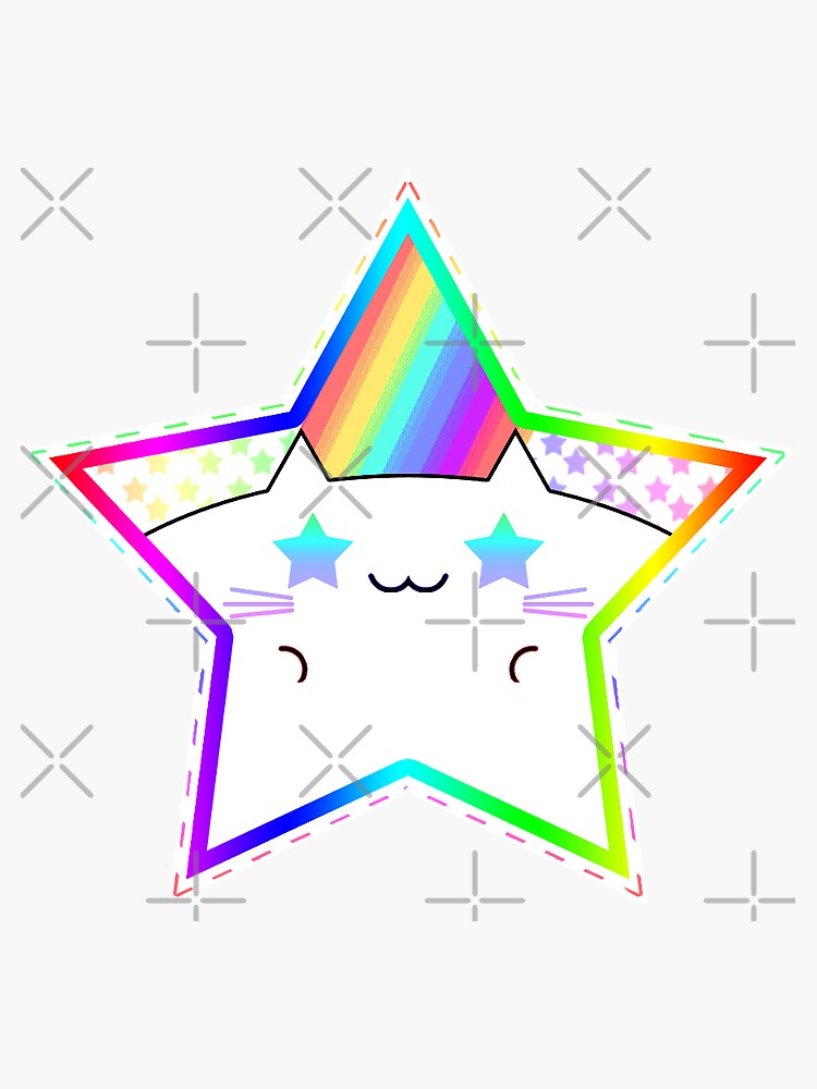 Rainbow Starry Kitty by Rumby