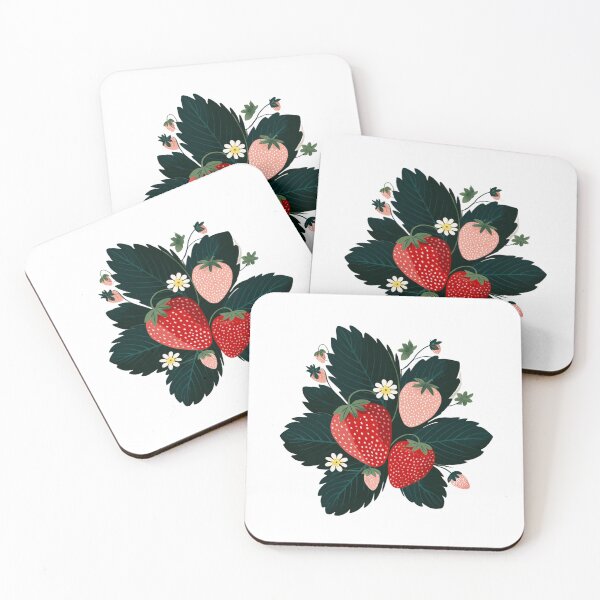 Aperçu de l'œuvre De jolies fraises en fleurs créée et vendue par MendaciousMina.