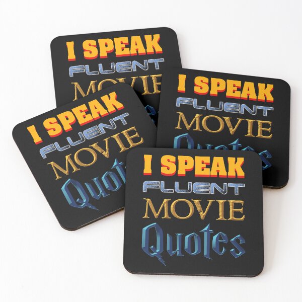 Item preview, I Speak Fluent Movie Quotes designed and sold by sachpica.