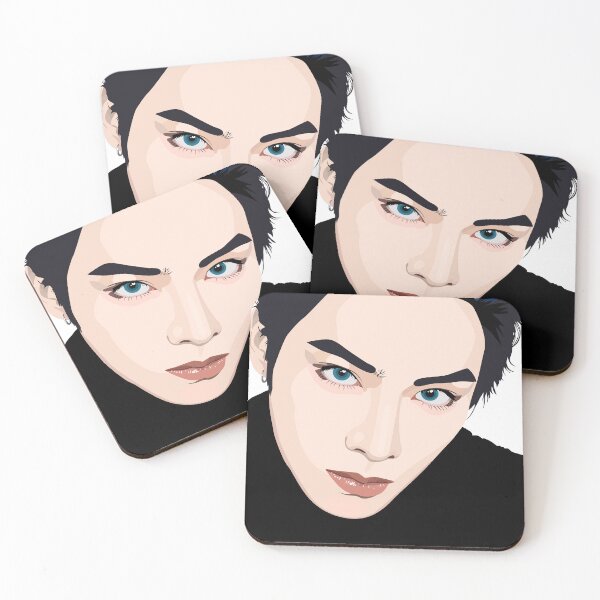 Item preview, Xiaojun WayV in a stunning vector Digital Art portrait designed and sold by Aome22.