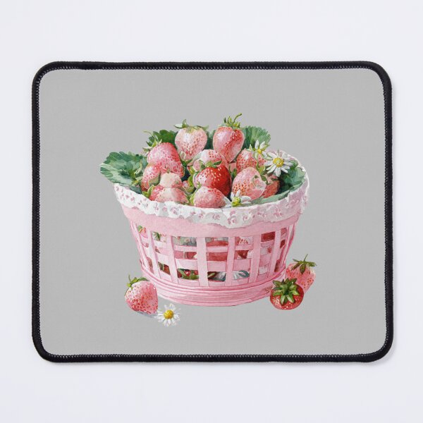 Item preview,  Cute basket of strawberries designed and sold by MendaciousMina.